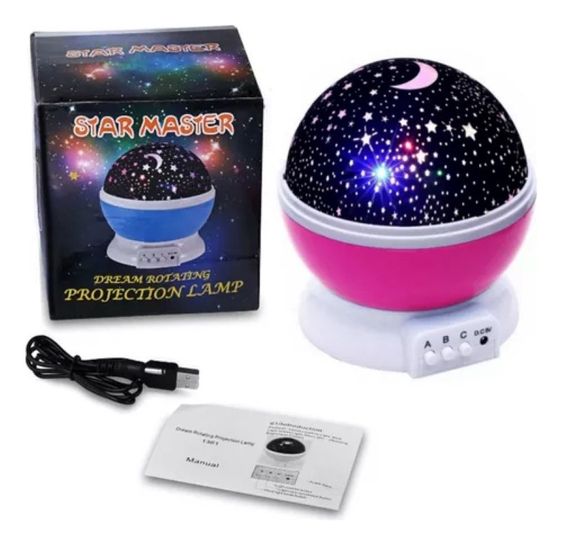 Lampara Proyector 3d Star Master Lunas &