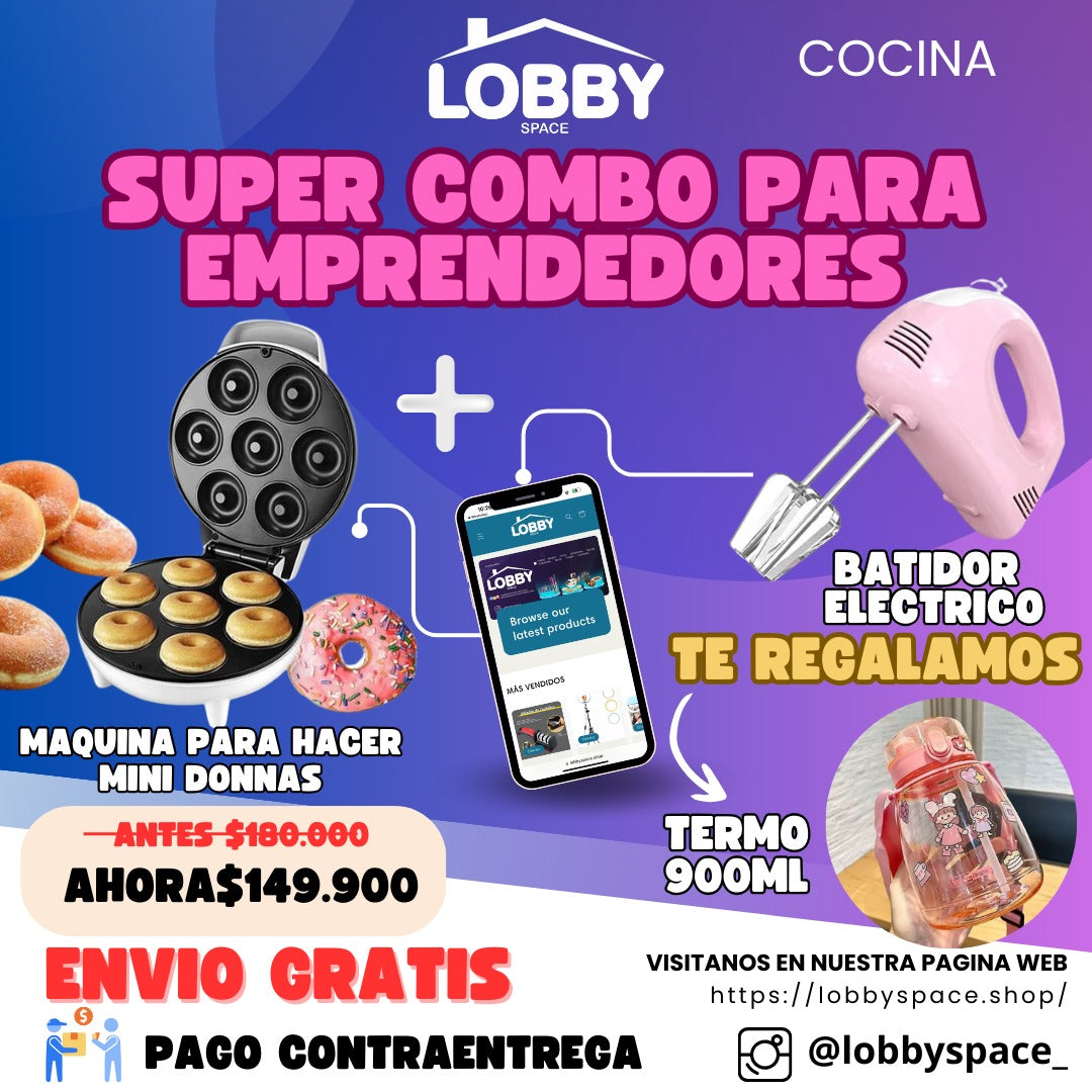 COMBO EMPRENDEDOR DONAS