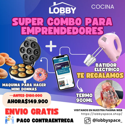 COMBO EMPRENDEDOR DONAS